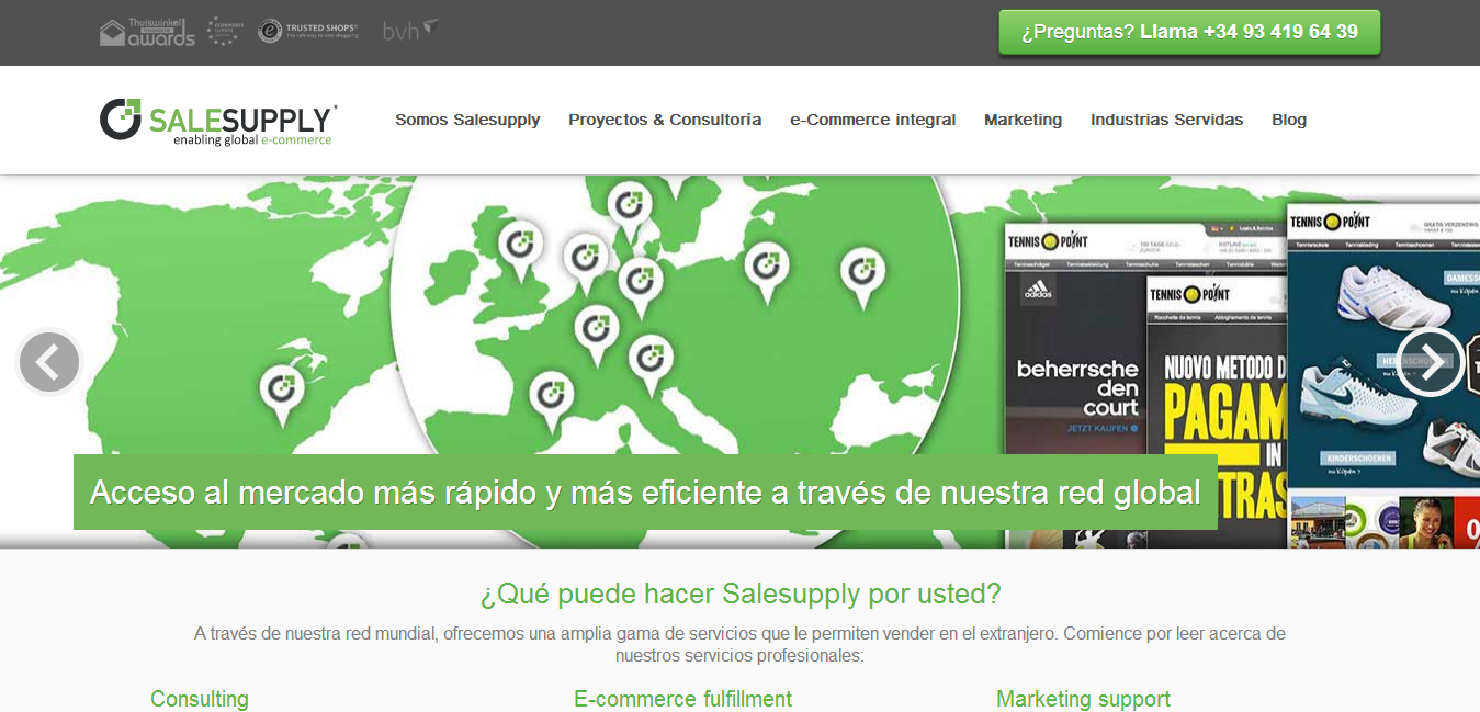Salesupply lanza su nuevo website desarrollado y diseñado por Bryte