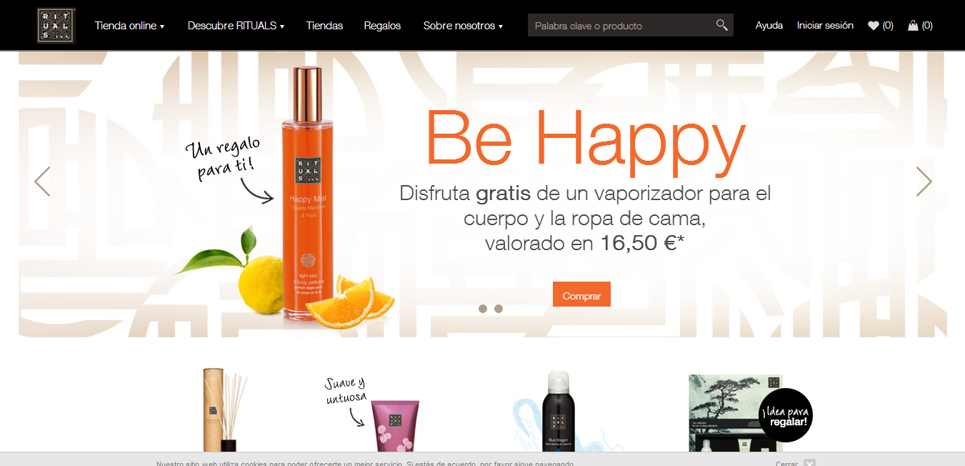 Bryte acerca a Rituals Cosmetics a sus clientes online en España